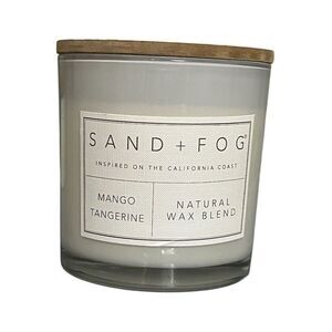 Sand + Fog Mango Tangerine Scented Candle Large 3-Wick 21 oz Relaxing Sweet Cozy